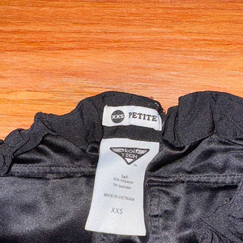 Black Scrub Cargo Pants